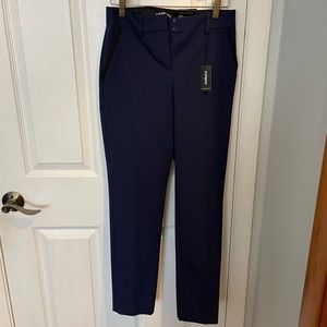 Express Columnist Navy Straight Fit Trousers